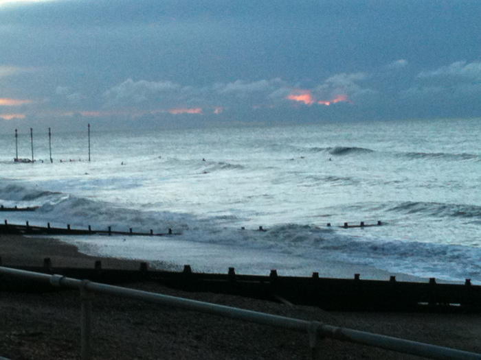 Surfing Shoreham
