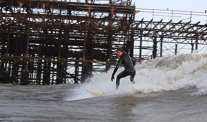 west pier surfing