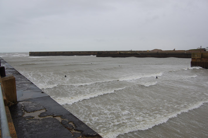 Surfing in Shoreham