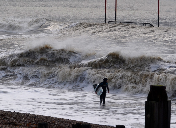Brighton big waves