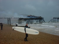 west pier fire